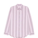 Camicia a righe caper in rosa e bianco Dries van noten - uomo 