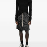 Top a maniche lunghe in cotone grider in nero Rick Owens x Moncler - unisex 