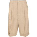 Pantaloncini al ginocchio in beige Jacquemus - uomo 