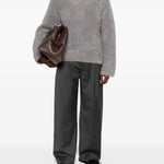 Maglione Jermaine in misto mohair in grigio Sefr - uomo 