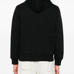 Felpa con stampa logo in nero A bathing ape - uomo 
