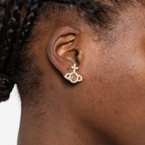 Orecchini olympia orb in rosa e oro vivienne westwood - donna 