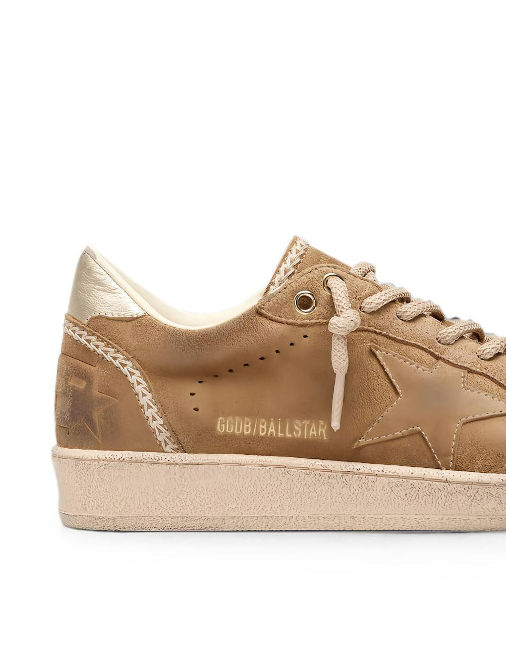 Sneakers ballstar in marrone golden goose - donna 