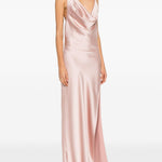 Abito con scollo a scialle in rosa The Andamane - donna 