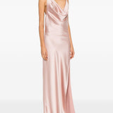 Abito con scollo a scialle in rosa The Andamane - donna 