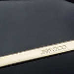 Clutch emmie con finitura lucida in nero Jimmy Choo - donna 