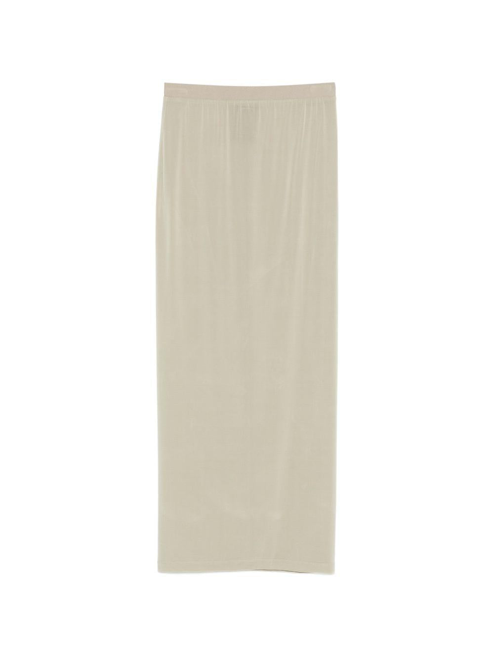 Gonna semi trasparente in verde Wardrobe.Nyc - donna 