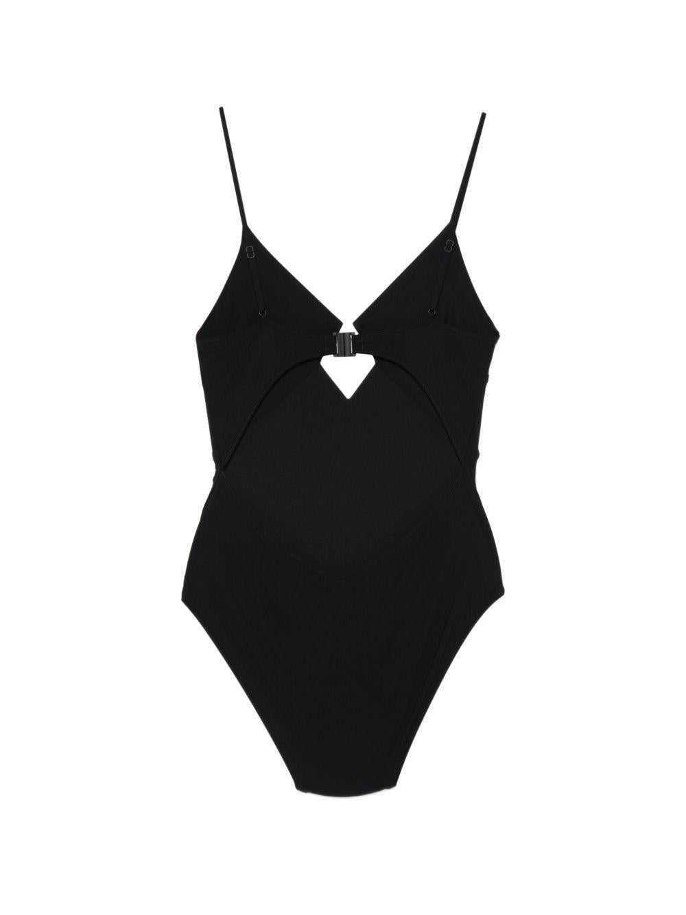 Costume da bagno Roselight con cut-out in nero 