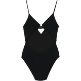Costume da bagno Roselight con cut-out in nero 