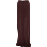 Gonna Phoebe con arricciatura in marrone the andamane - donna 