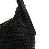 Borsa a spalla Luna Mezza in nero Dragon Diffusion - donna 