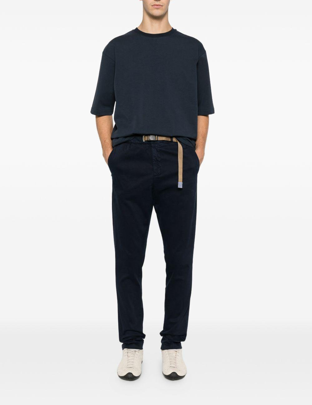 T-shirt a maniche corte in blu Whitesand - uomo 