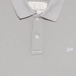 Polo con bottoni in grigio Erl - unisex 