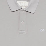 Polo con bottoni in grigio Erl - unisex 