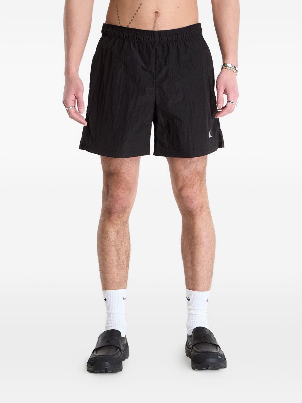 Shorts con logo in nero Roa - uomo 