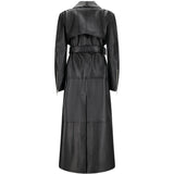 Cappotto con cintura paste in nero Maxmara sportmax - donna 