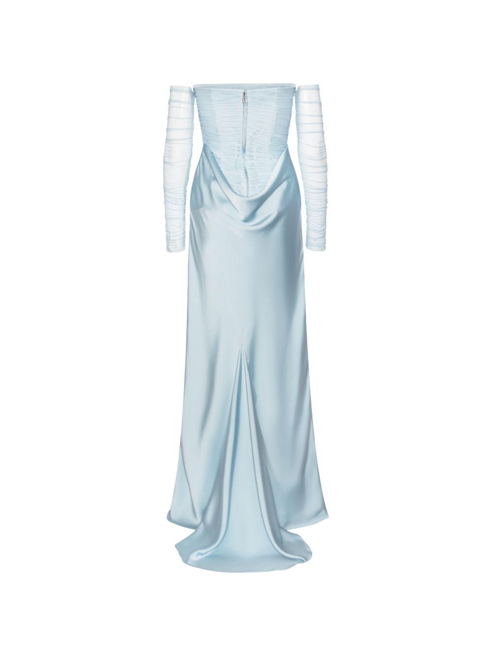 Abito lungo in azzurro ROTATE - donna 