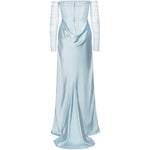 Abito lungo in azzurro ROTATE - donna 