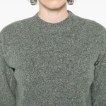 Maglione a strati in verde di Rabanne - donna 