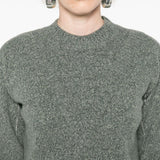 Maglione a strati in verde di Rabanne - donna 