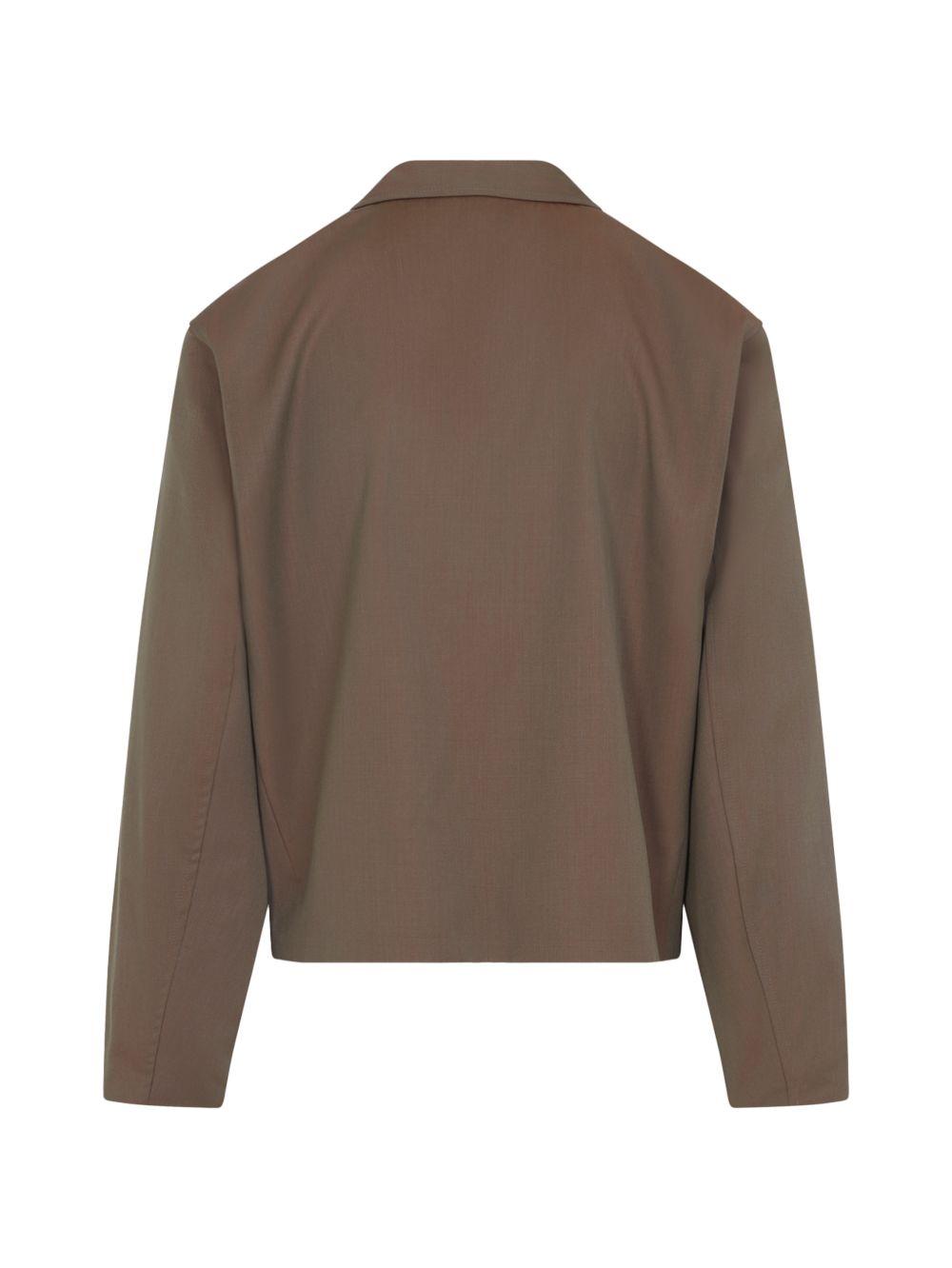 GIACCA CON ZIP MINI in grigio talpa Our Legacy - UOMO 