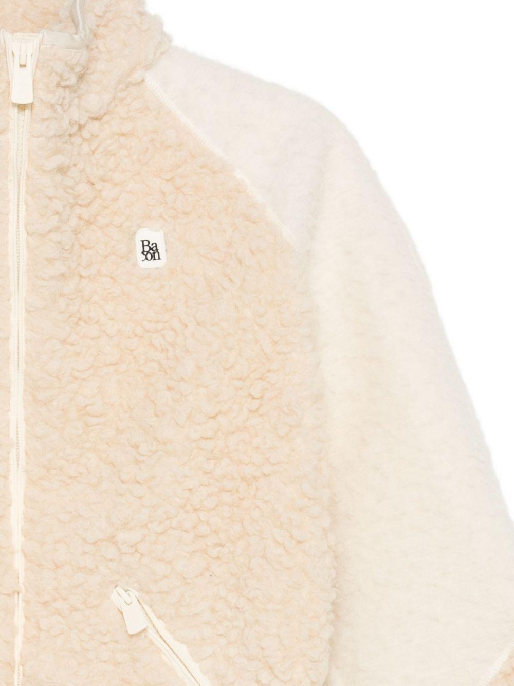 Giacca in teddy beige e avorio Bacon - donna 
