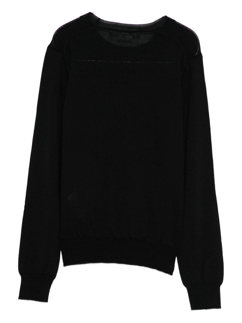 Maglione a maniche lughe in nero Comme des garcons comme des garcons - donna 