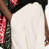 Pantaloni a gamba ampia  in beige Dries van noten - donna 