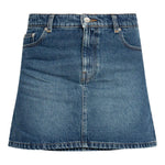 Minigonna Moss in blu A.P.C. - donna 