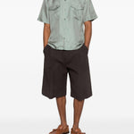 Camicia Clarke a fantasia verde Simkhai - uomo 