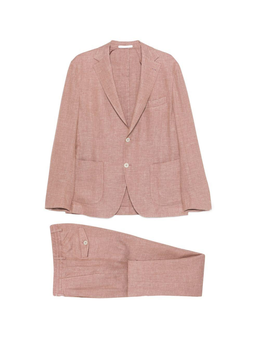 Completo monopetto in rosa Eleventy - uomo 