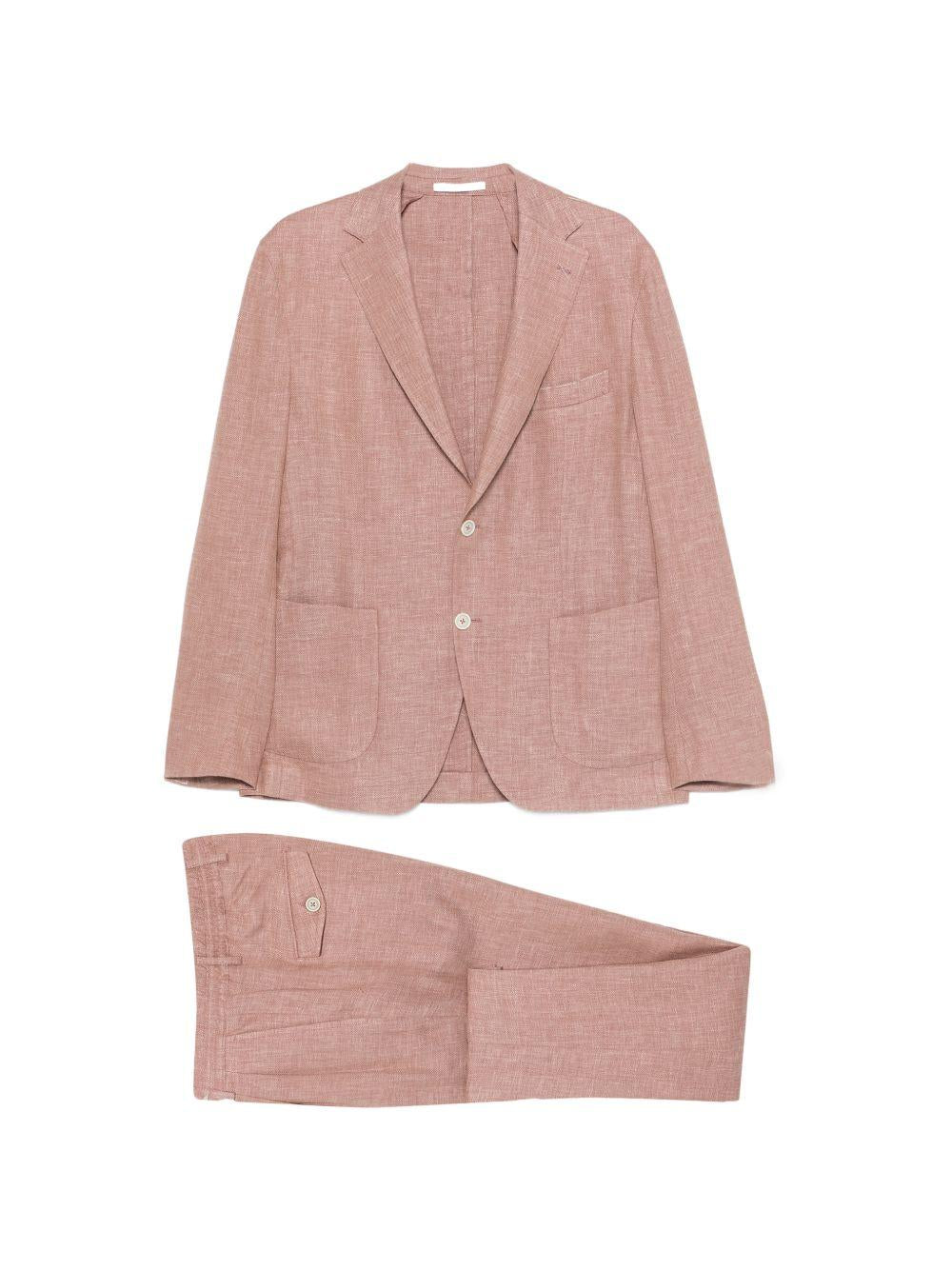 Completo monopetto in rosa Eleventy - uomo 