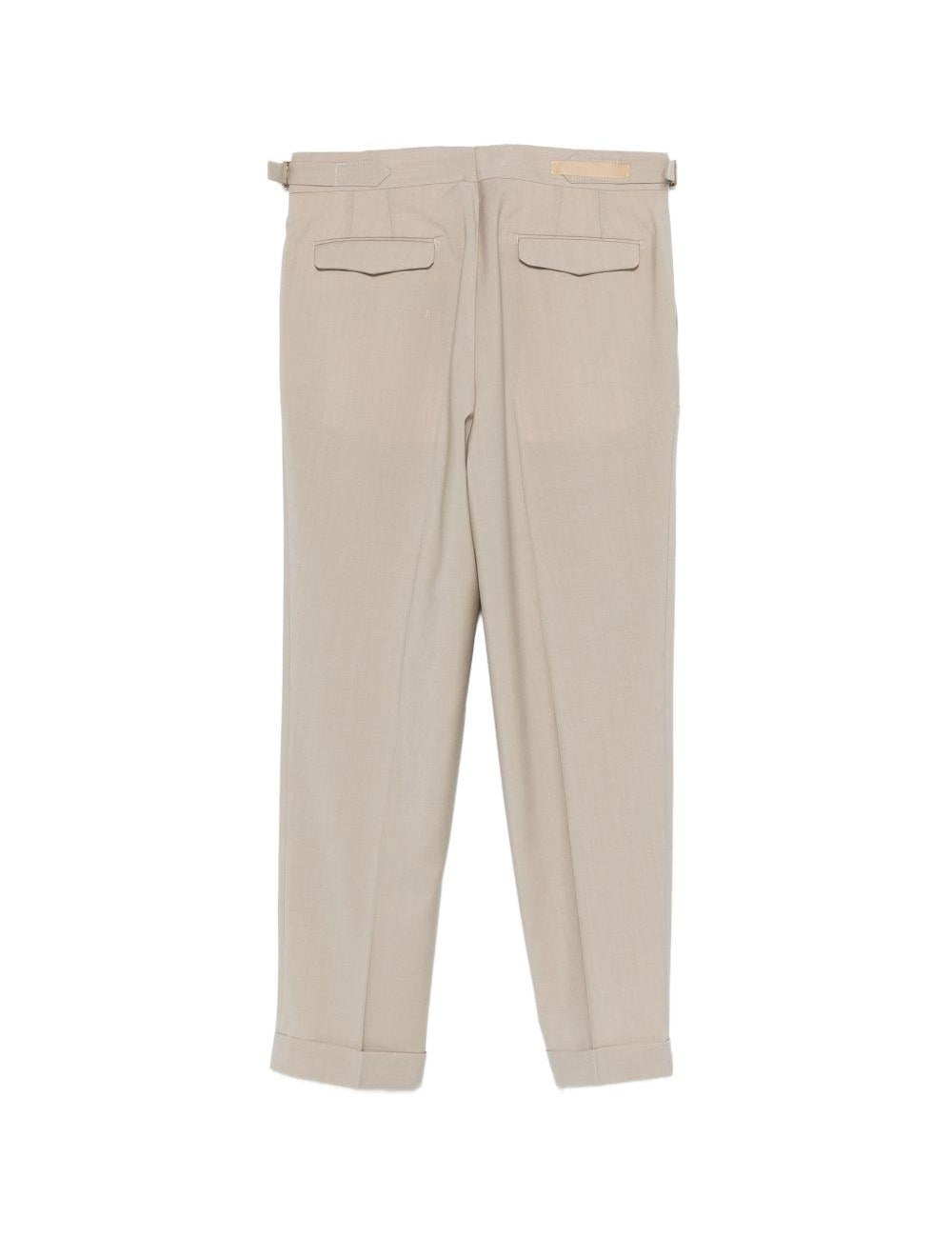 Pantaloni a pieghe con cintura in beige Briglia 1949- donna 