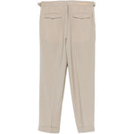 Pantaloni a pieghe con cintura in beige Briglia 1949- donna 