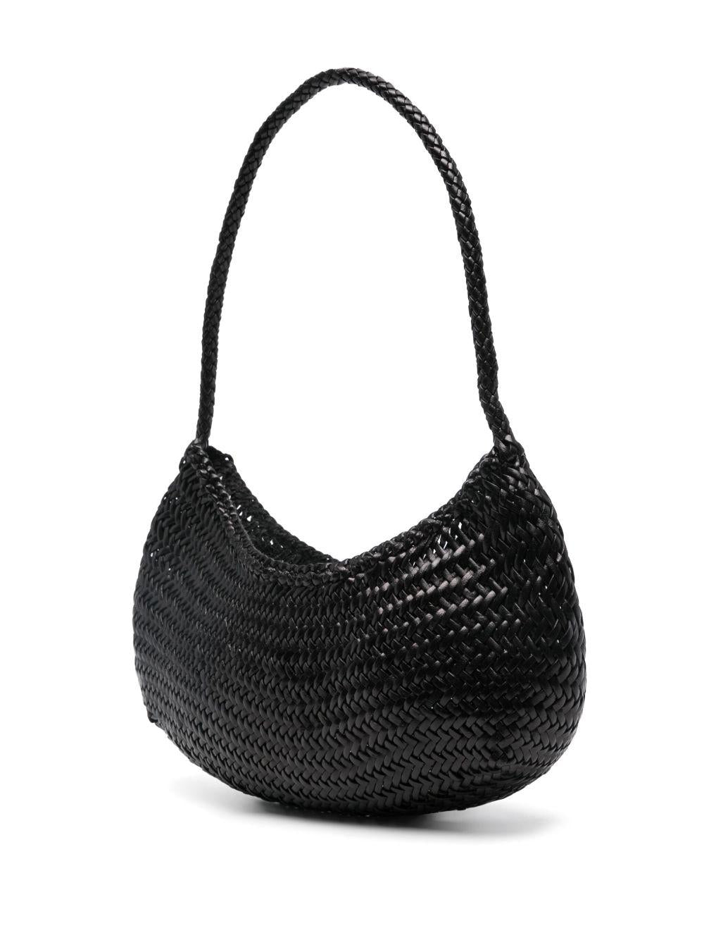 BORSA A SPALLA NOVA LUNA IN NERO DRAGON DIFFUSION - DONNA 