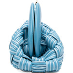 Clutch bios piccola IN AZZURRO themoirè - donna 