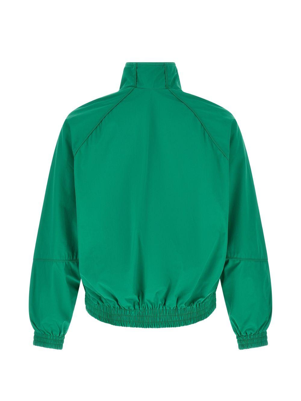 Giacca a vento con maniche raglan in verde Willy chavarria - uomo 