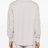Camicia ralph a righe in beige grayed - uomo 