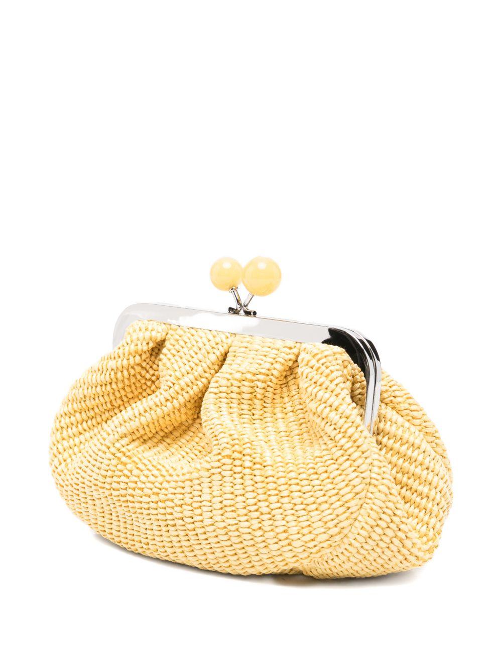 Borsa clutch palma in giallo Maxmara - donna 