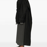 Cappotto con dettaglio sciarpa in nero Entire studios - donna 