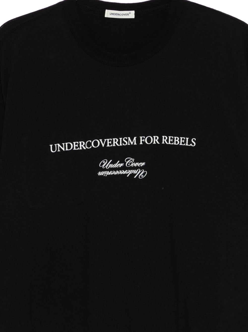 Felpa con stampa grafica in nero Undercover - uomo 