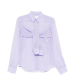 Camicia con doppie maniche in viola Comme Des Garçons - donna 