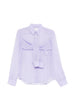 Comme Des Garçons purple double-sleeve shirt - women