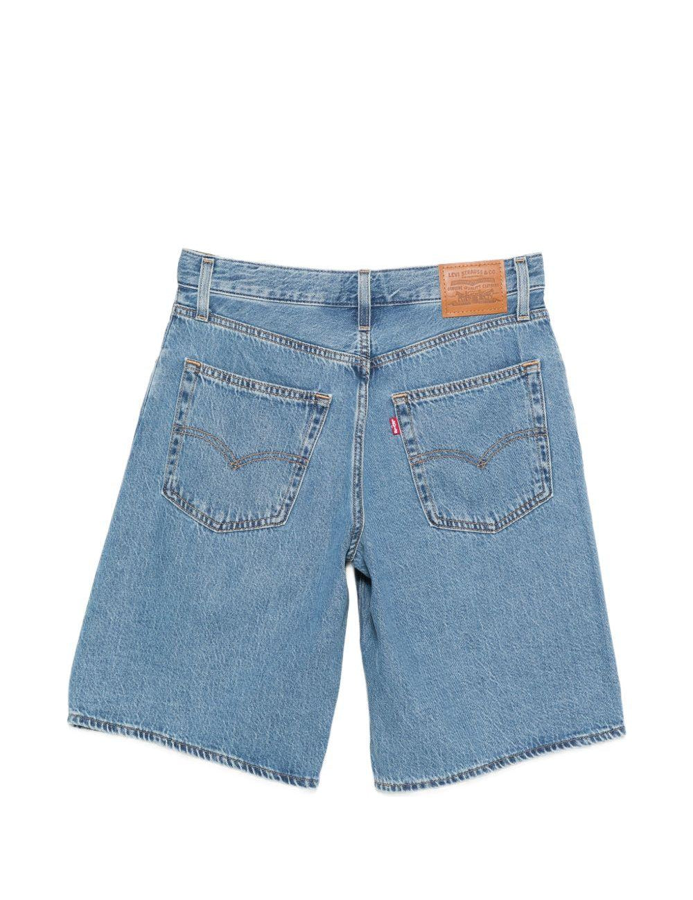 Shorts denim con applicazione in blu Levi's - donna 