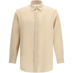 Camicia oversize in beige Lardini - uomo 