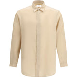 Camicia oversize in beige Lardini - uomo 
