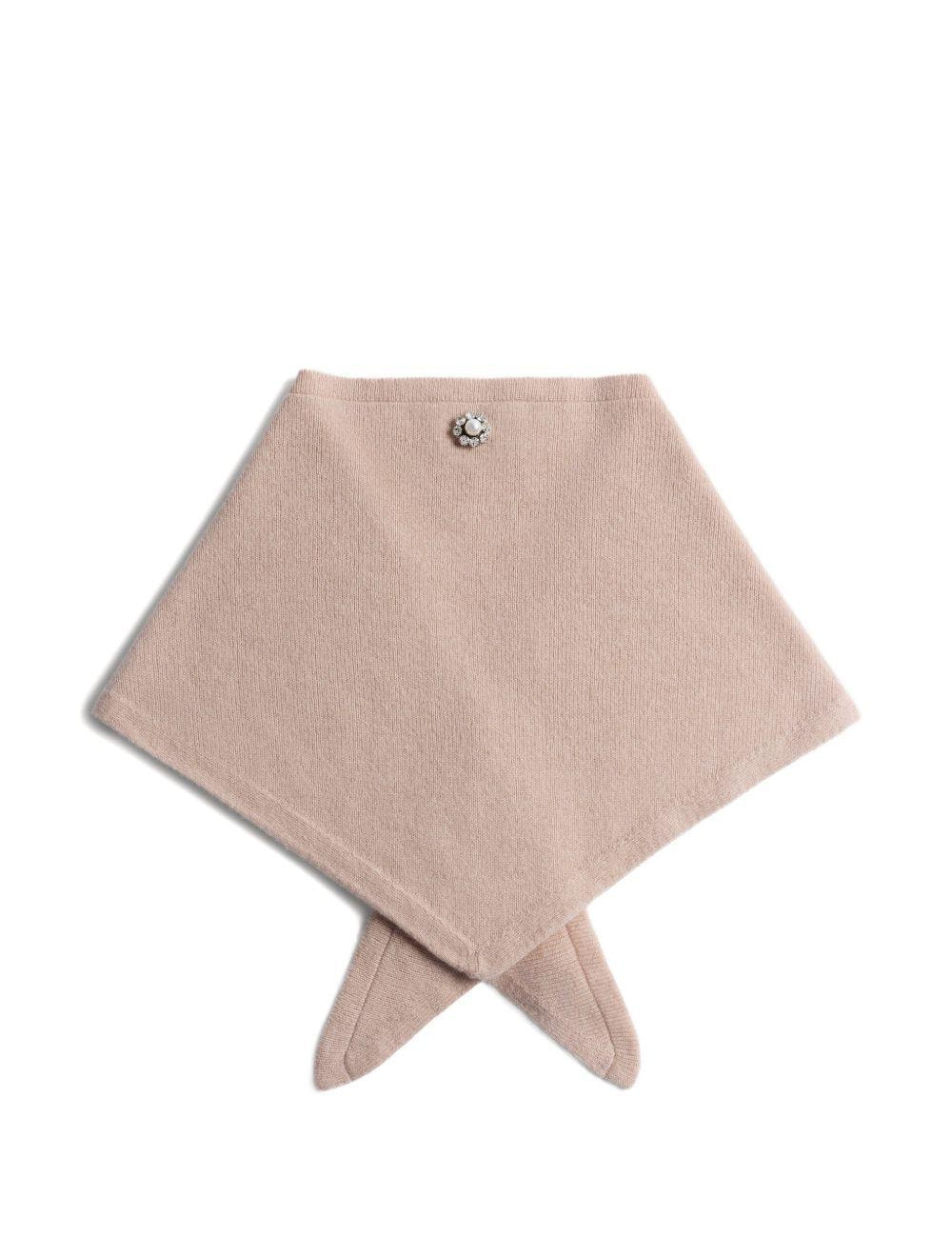 Sciarpa in cashmere in beige Simone rocha - donna 