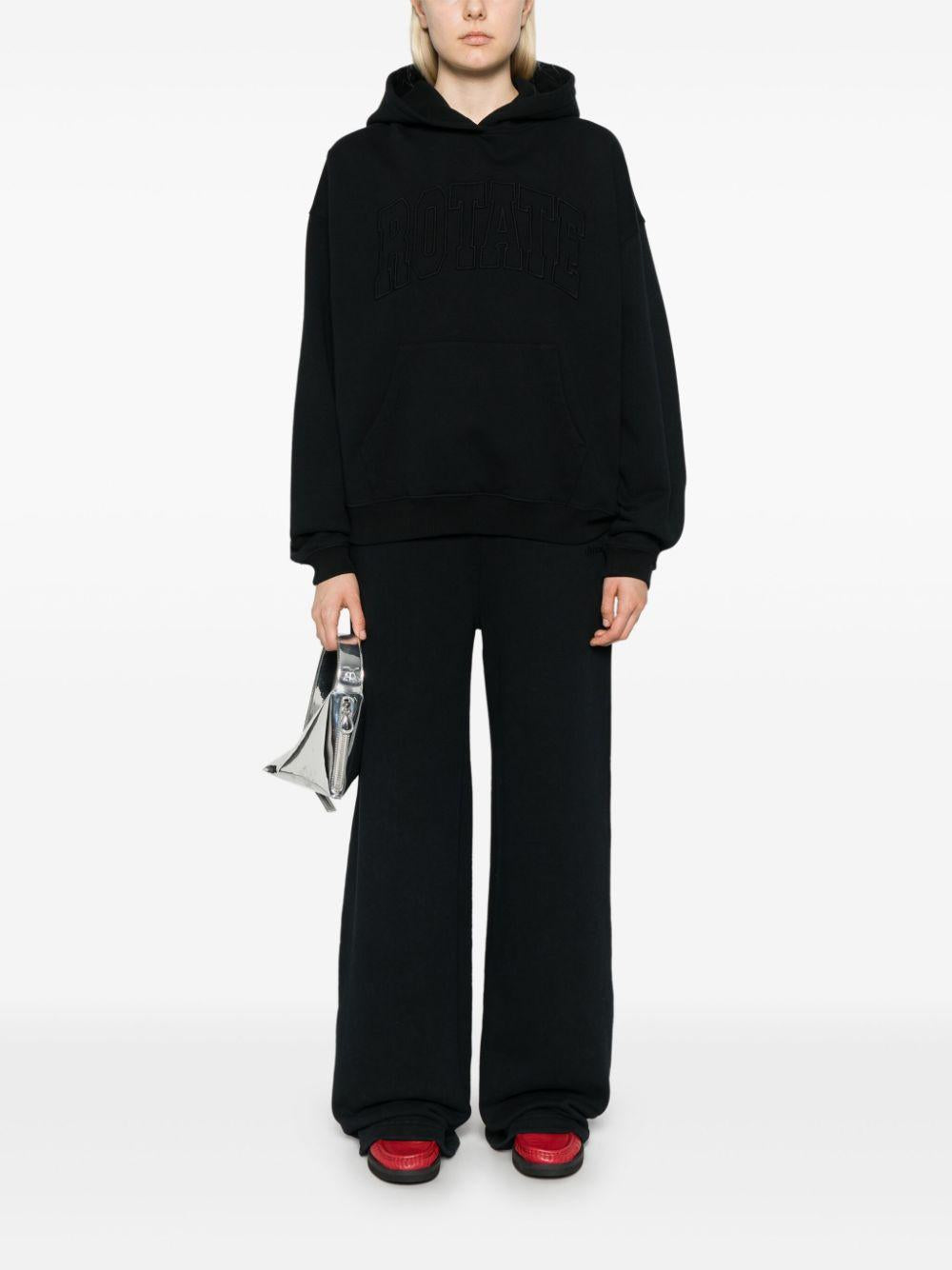 Pantaloni sportivi in nero Rotate sunday - donna 