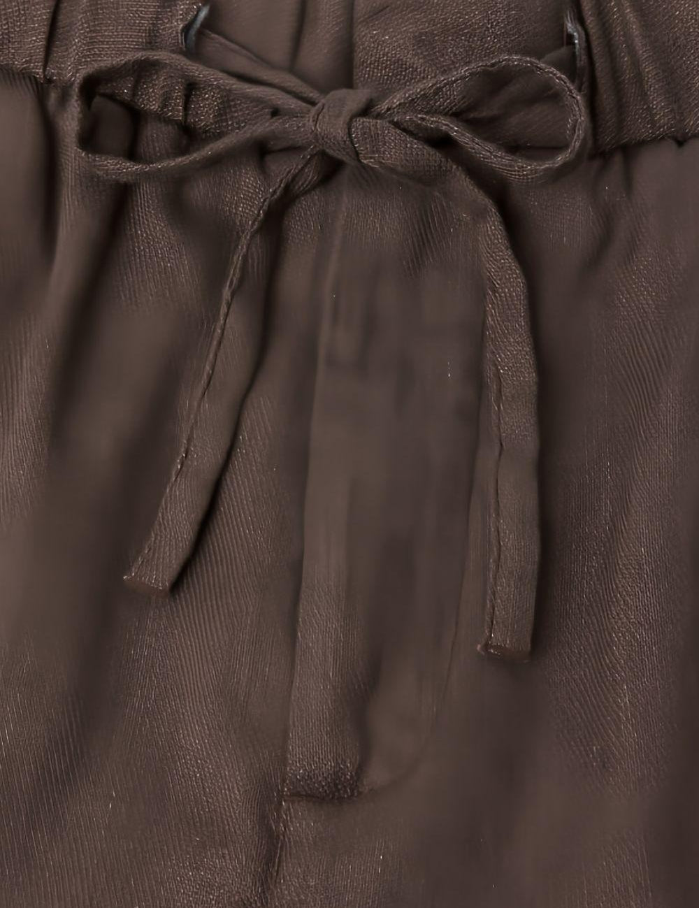 Pantaloni Oscar in marrone Frescobol carioca - uomo 