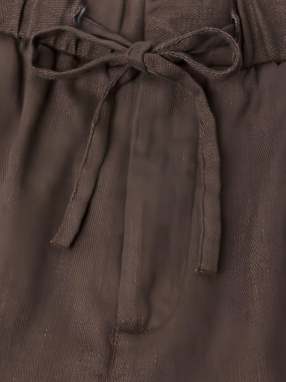 Pantaloni Oscar in marrone Frescobol carioca - uomo 